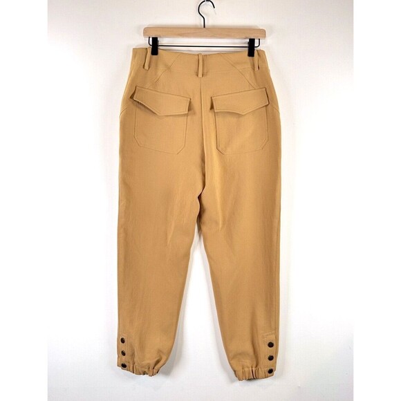 VERONICA BEARD Pants Brown Manisha Utilitarian Joggers Safari Trouser Size 6 - Picture 3 of 12